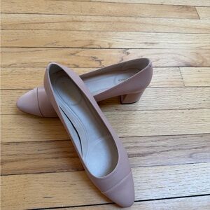 Cole Haan Blush Pink Low Block Heel Pump